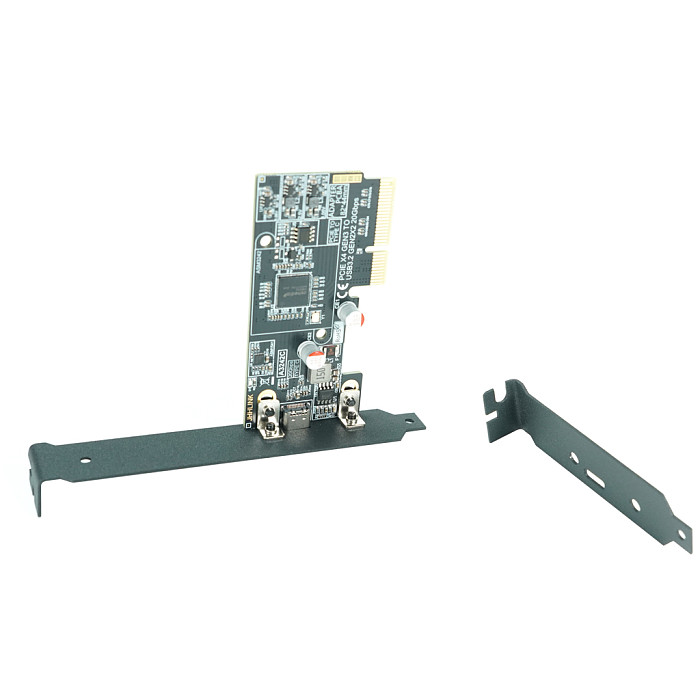PCIE to TYPEE adapter card PCIE3.0X4 to USB3.2GEN2X220Gbp5ASM3242 expansion card, computer motherboard front tpec-A3242A
