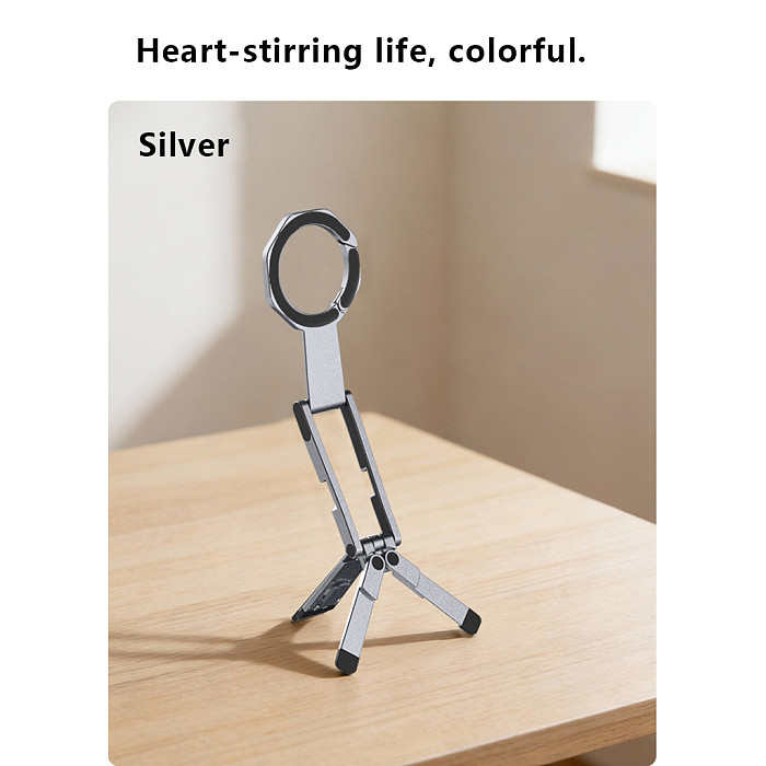 Double sided magnetic bracket, portable folding, outdoor travel shooting, multifunctional mountain climbing tripod