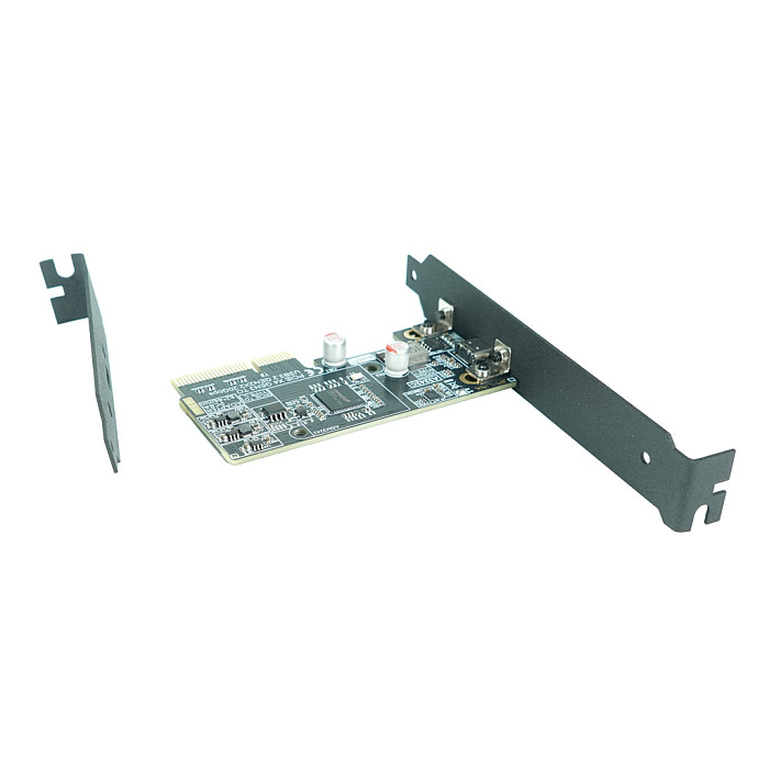 PCIE to TYPEE adapter card PCIE3.0X4 to USB3.2GEN2X220Gbp5ASM3242 expansion card, computer motherboard front tpec-A3242A