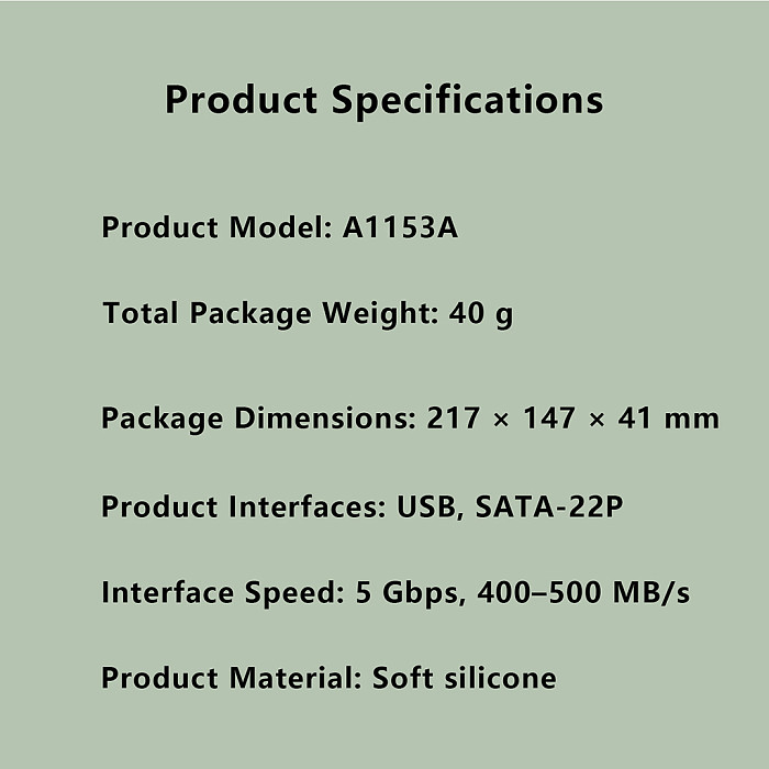 USB to 2.5  SATA Adapter Board - 5Gbps USB to SATA HDD/SSD Expansion PCB, External Hard Drive Enclosure Circuit Board 
