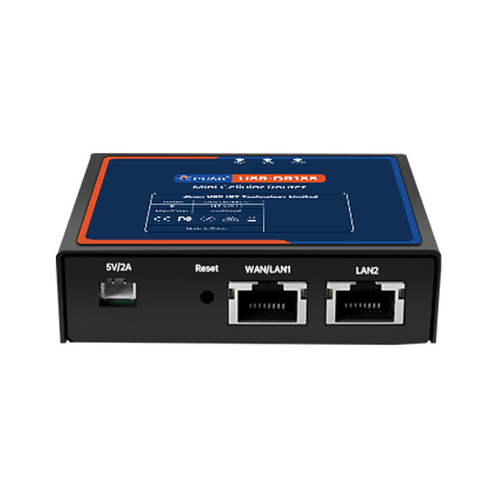 [USR-DR185S-G] LTE Cat.1 Mini Industrial Cellular Router, Global 4G LTE, Dual LAN/WAN, OpenVPN/IPsec/GRE, DDoS Protection, OpenWrt OpenCPU,DIN-Rail/Wall Mount