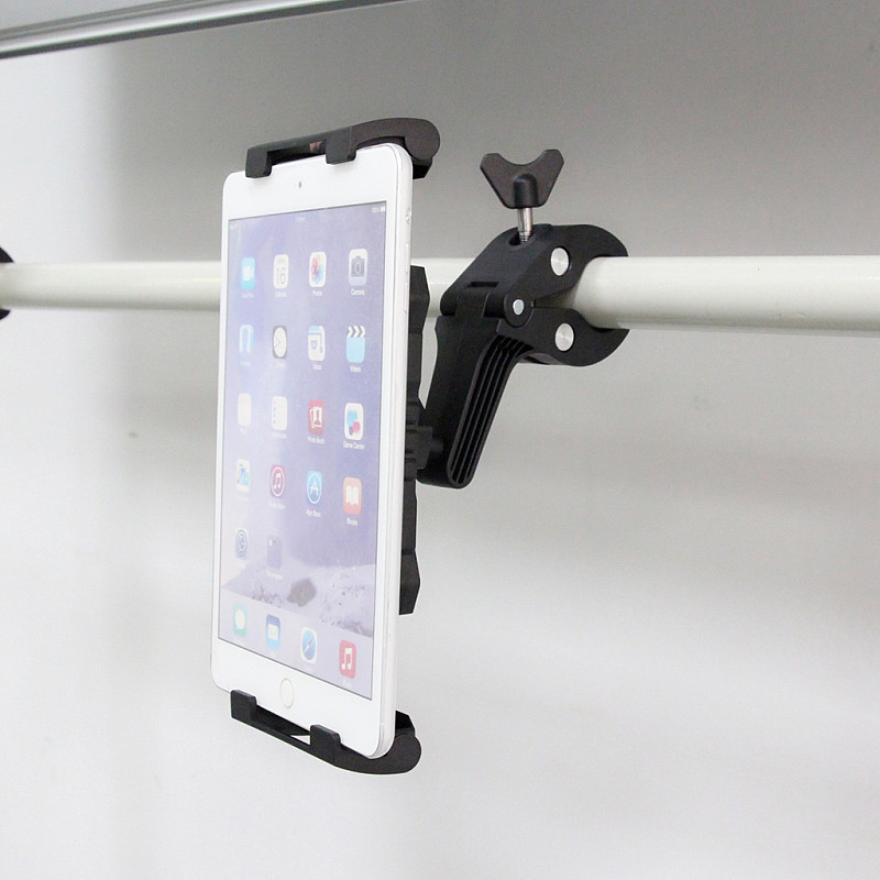 Universal Bike Phone Holder, extended round bar mount for golf cart, motorcycle, e-bike and home use, outdoor riding bracket.