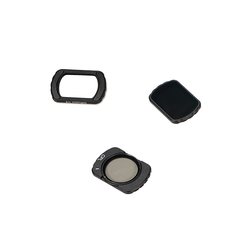 Adjustable CPL ND16 Diffusion 1/4 Black Mist Filter Set For DJI Pocket3/4 Magnetic Mount Multi Scenes