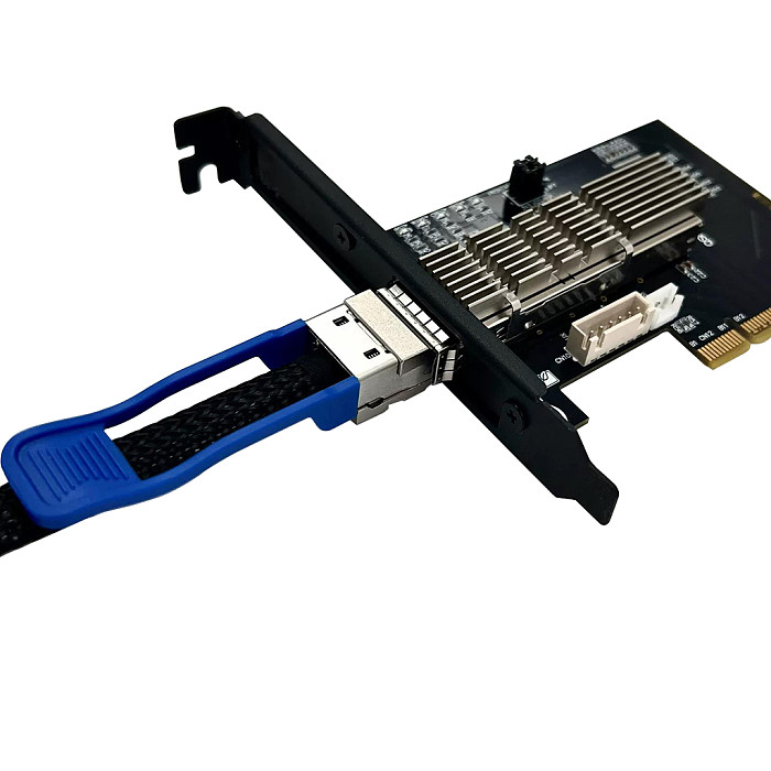 (ADTLINK) QSFP-DD high-speed PCIe x8 to QSFP-DD adapter card supports Gen3 QSFP+