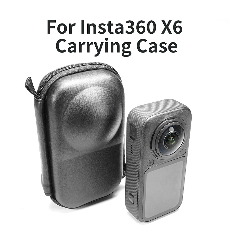 Hard Shell Portable Storage Carry Case for Insta360 X6 Panoramic Action Camera, Single Camera Protective Bag Camera Accessory