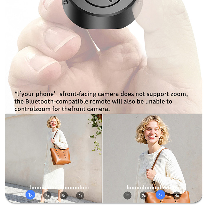 Extendable Floor Compatible-Bluetooth Selfie Stick Tripod with One-Touch Quick Setup, Built-in 10M Compatible-Bluetooth Remote, Dual Cold Shoe for Fill Light & Microphone, Adjustable Height Portable Phone Holder for Live Streaming Selfie Short Video, Compatible with Android 4.4+ iOS 5.1+