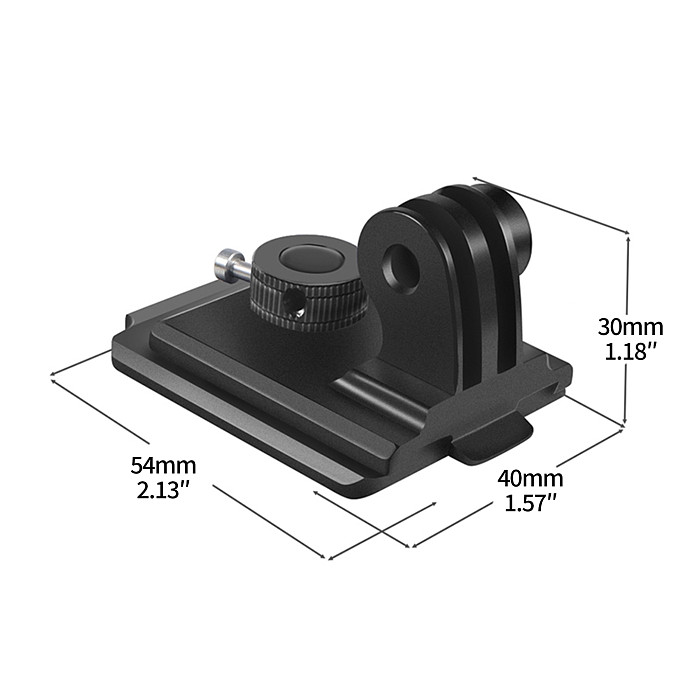 Aluminum alloy action camera helmet accessories quick release bracket fixed seat suitable for Insta360 X6/X5/X4/DJI Osmo360 II/Osmo360 panoramic cameras suitable for all GOPRO series GOPRO HERO11/10/DJI Osmo Action and other photography equipment