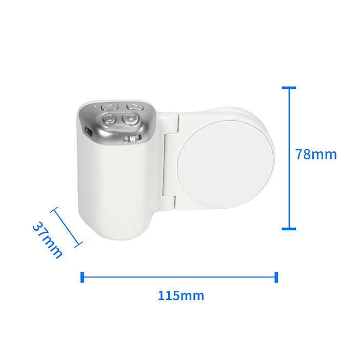 Magnetic Phone Shooting Grip with Detachable Compatible-Bluetooth Remote, 10M Remote Control for Zoom, Photo Video Capture, Portrait & Landscape Switch, Built-in 1/4 Inch Screw Hole, Desktop Stand, Compatible with iOS Android Phones, Work with Tripod Selfie Stick