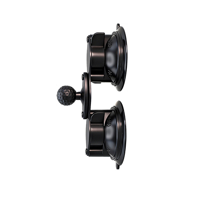 Metal Vacuum Triple Suction Cup Car Phone Holder, For Windshield Dashboard Navigation