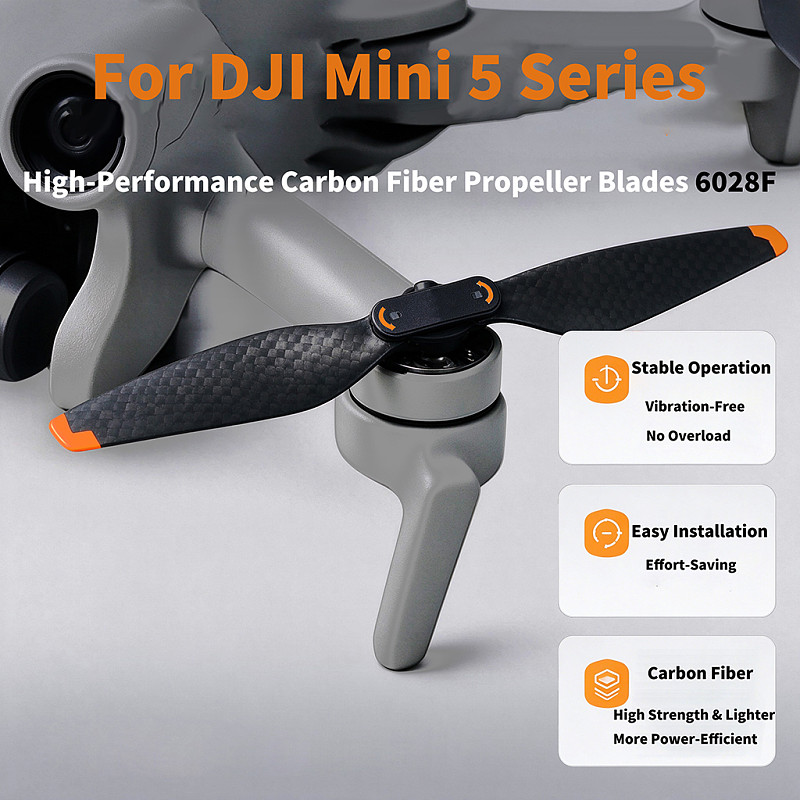 4pcs 6028 carbon fiber propellers are suitable for the DJI mini5 model