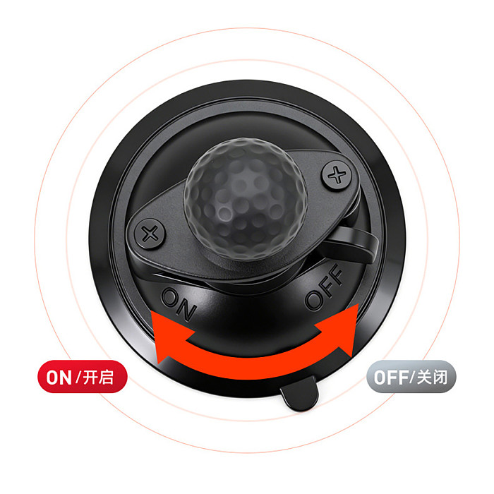 Metal Vacuum Triple Suction Cup Car Phone Holder, For Windshield Dashboard Navigation
