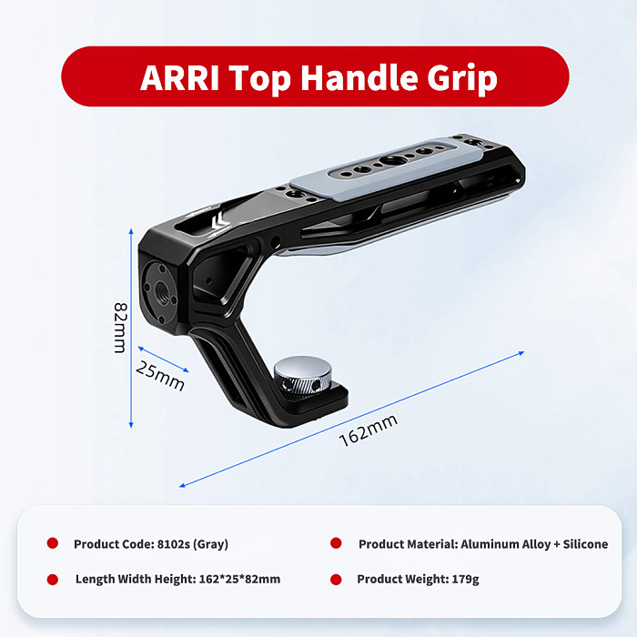 Camera Cage Camera Kit NATO Top/Arri-standard Top/Cold Shoe top Handheld Handle Grip Quick Disassembly Expansion Photography Accessories