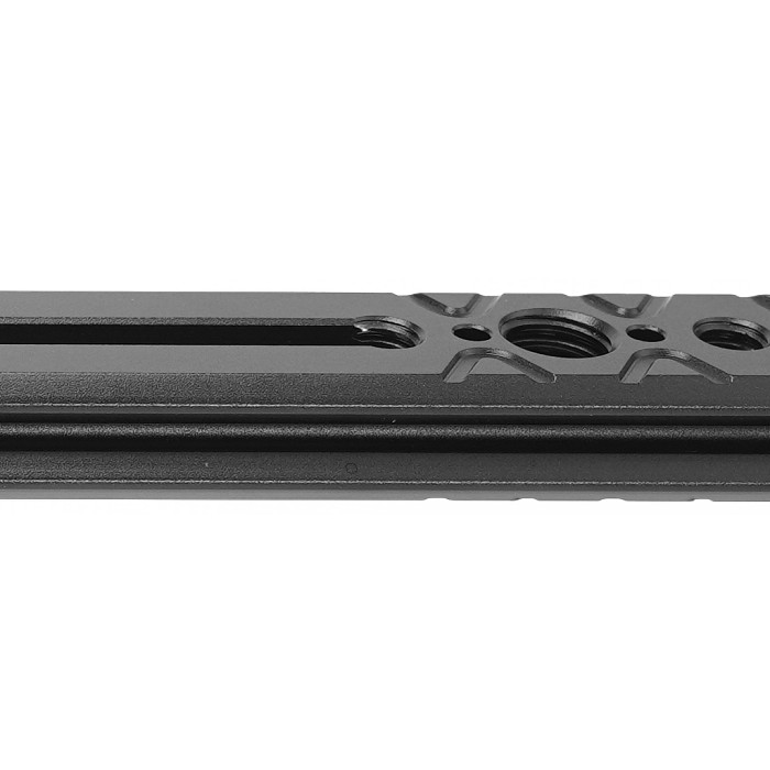 NATO Sliding Bar Bracket Extended Multifunctional NATO Rail Slider ARRI Locating Top Handle Quick-Release Mounting Slide Rail for DSLR Camera Cage Expansion