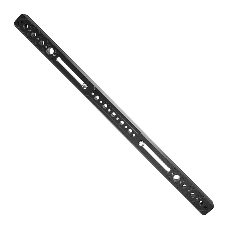 NATO Sliding Bar Bracket Extended Multifunctional NATO Rail Slider ARRI Locating Top Handle Quick-Release Mounting Slide Rail for DSLR Camera Cage Expansion