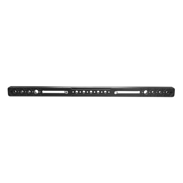 NATO Sliding Bar Bracket Extended Multifunctional NATO Rail Slider ARRI Locating Top Handle Quick-Release Mounting Slide Rail for DSLR Camera Cage Expansion