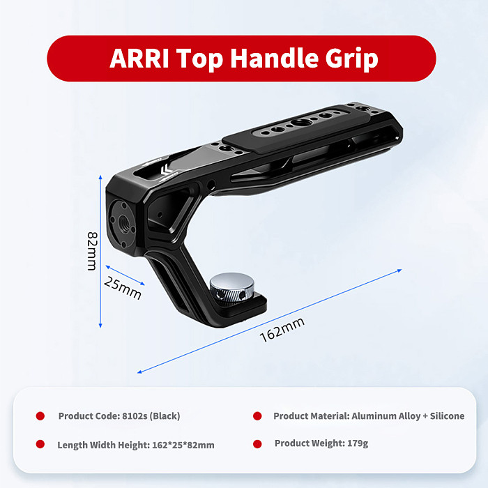 Camera Cage Camera Kit NATO Top/Arri-standard Top/Cold Shoe top Handheld Handle Grip Quick Disassembly Expansion Photography Accessories