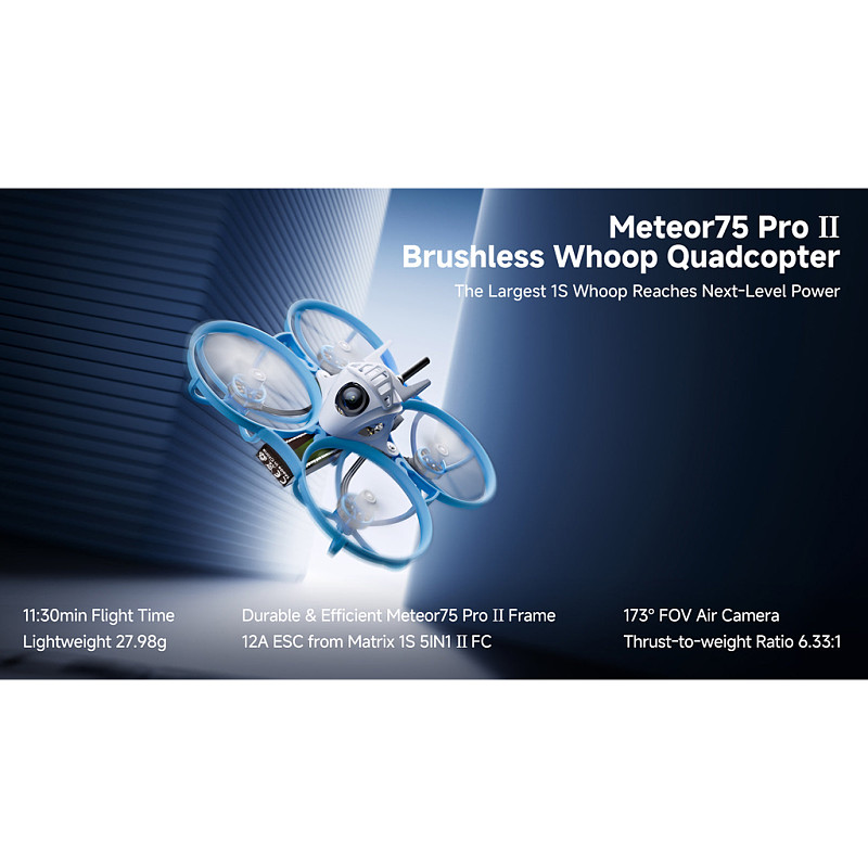 （BETAFPV）Meteor75 Pro II Whoop Quadcopter ELRS 2.4G
