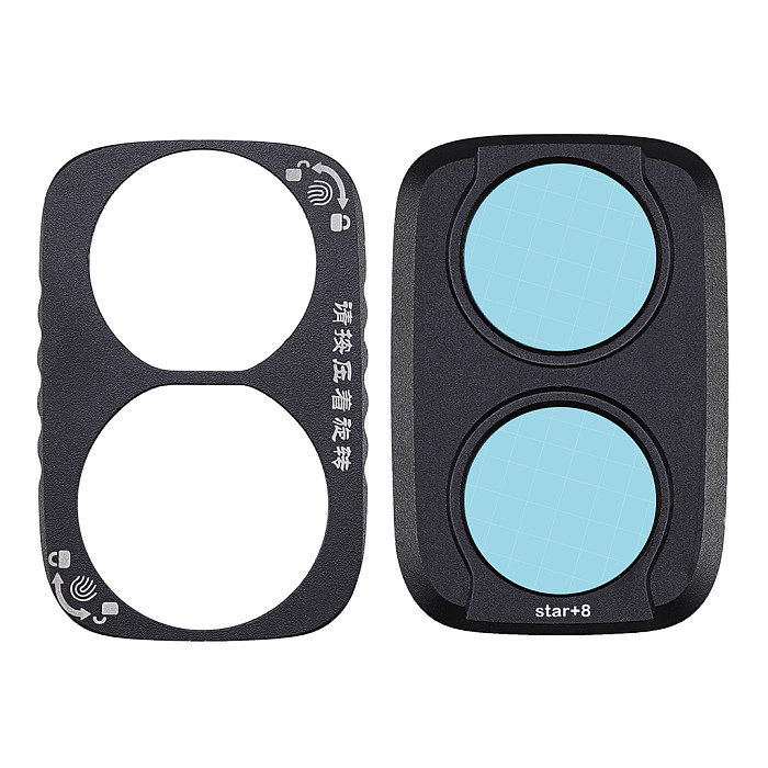 Magnetic Filter Set for DJI Osmo Pocket 4 Pro - Metal Frame with Optical Glass Filters Compatible with Pocket 4 Pro Gimbal Camera ﻿