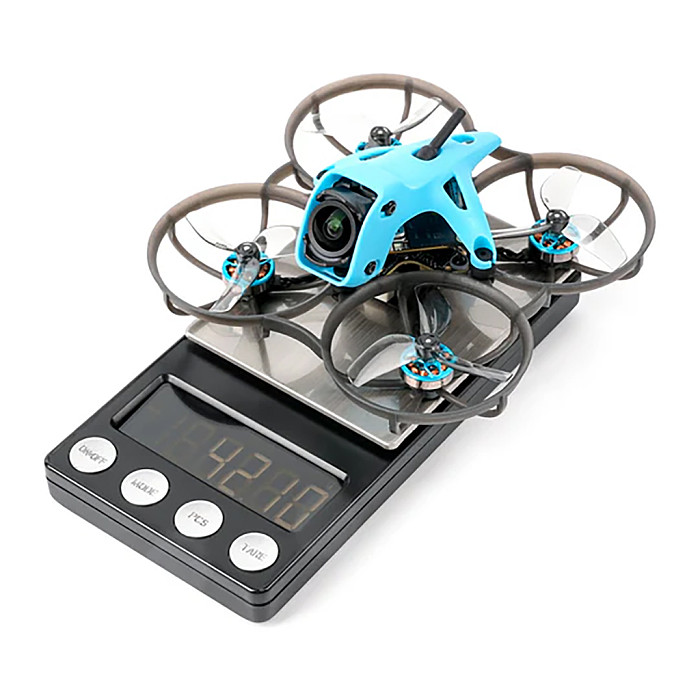 (BETAFPV) Meteor75 Pro II 04 Brushless Whoop Quadcopter (04 SBUS) + Frame (Blue) + 1811 Three-Blade 45mm-PC Translucent Fluorescent 1.5mm 4 Pair/Package