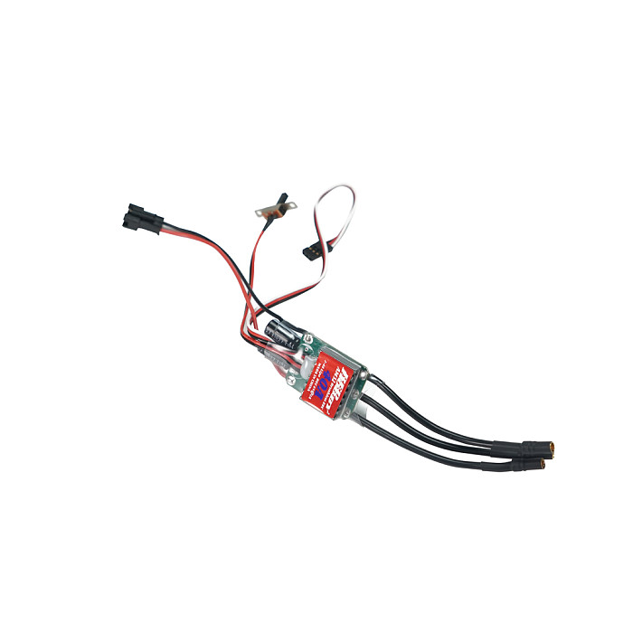 AM32 30A/40A Brushless ESC for 2-4S RC Cars - Low Torque Compensation Programmable Speed Controller Compatible with Mengniu 82/300/99S/78/168 Crawler Models