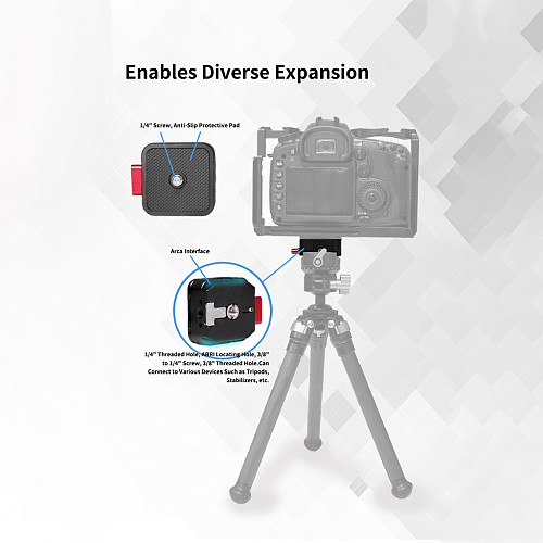 Photography quick release board base kit For DSLR camera quick release clip accessories tripod gimbal universal quick release board
