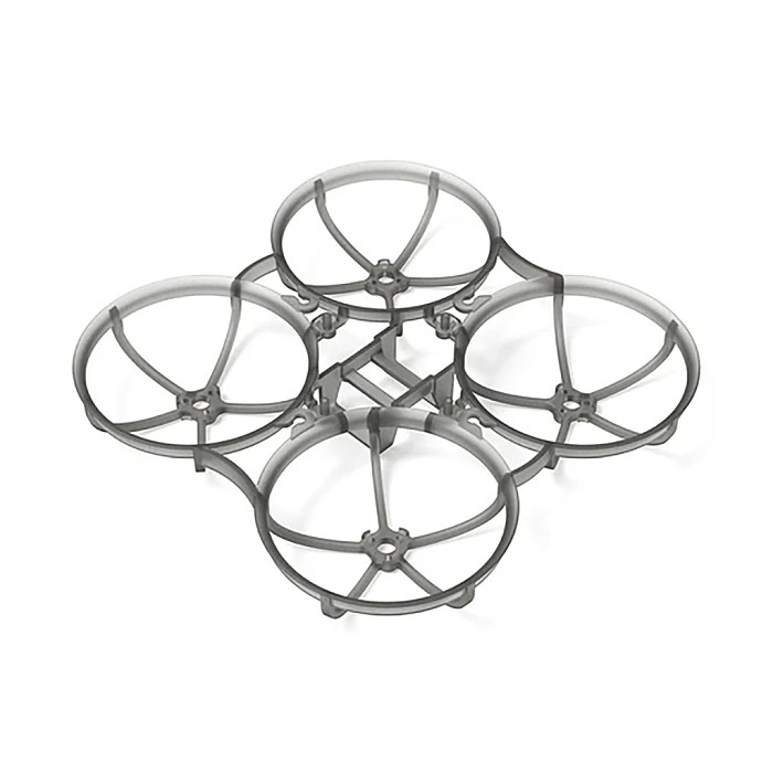 (BETAFPV）Meteor75 Pro II Brushless Whoop Frame（ Clear Grey）+Gemfan 1811 3-Blade（Clear grey 4pcs）+Canopy II for O4 Air Unit（White）