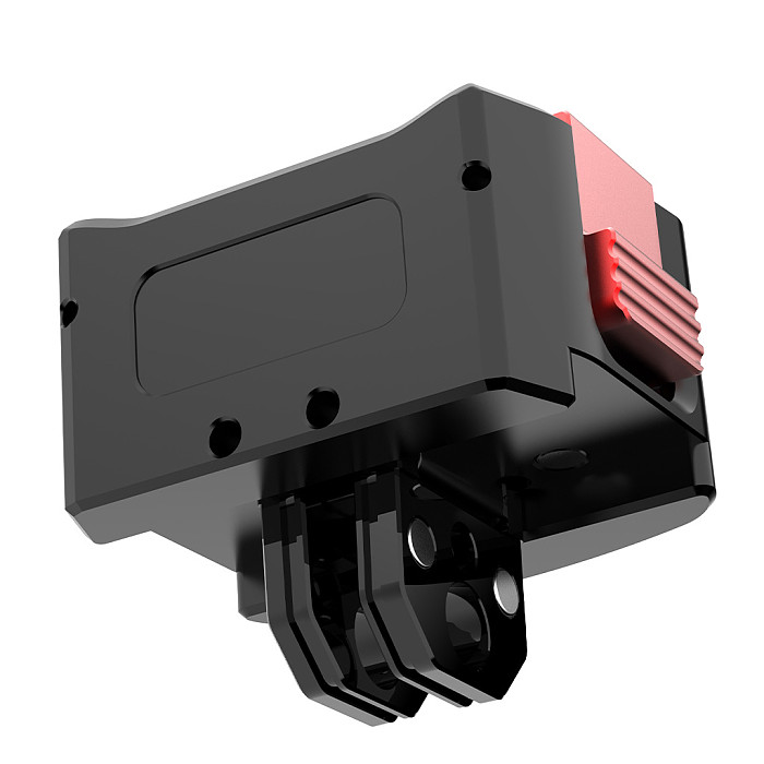 Compatible with DJI Pocket 3/4 Mini Tripod, Desktop Mount, Action Camera Handheld Mini Tripod—Black + Aluminum Alloy Charging Adapter Base; Magnetic Folding Dual-Card Mount; Quick-Release TP-CY-C Adapter; 1/4  and Arri Mount Holes; Compatible with DJI Pocket 4/3 Cameras