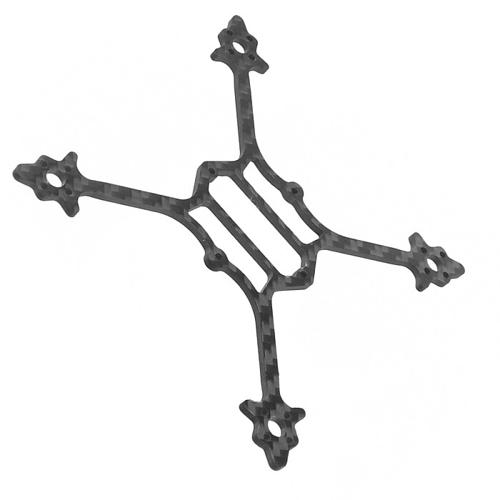Crux3 3K Carbon Fiber Frame + Cam Canopy + GEMFAN3018 PC 3  2-Blade 4Pairs Gray