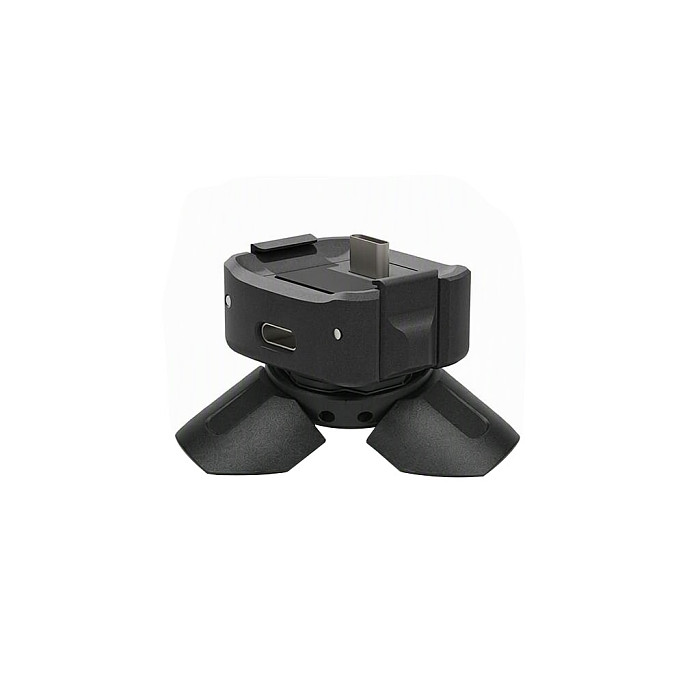 Mini Magnetic Tripod for DJI Pocket 4/3 – Portable Desktop Mount; Compact Magnetic Tripod with Short Legs; Black Metal Magnetic Design + Universal Charging Adapter Base for DJI OSMO Pocket 4/3 – DJI Pocket Camera Charger