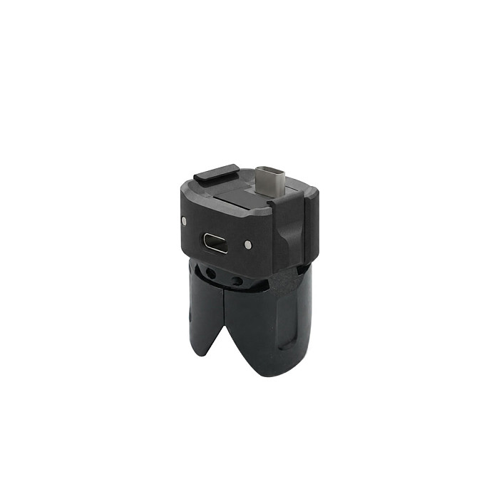 Mini Magnetic Tripod for DJI Pocket 4/3 – Portable Desktop Mount; Compact Magnetic Tripod with Short Legs; Black Metal Magnetic Design + Universal Charging Adapter Base for DJI OSMO Pocket 4/3 – DJI Pocket Camera Charger