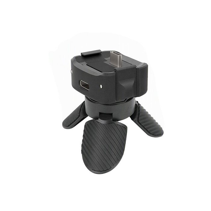 Compatible with DJI Pocket 3/4 Mini Tripod, Desktop Mount, Action Camera Handheld Mini Tripod - Black + Compatible with DJI OSMO Pocket 4/3 Universal Charging Adapter Dock, DJI Pocket Camera Charger