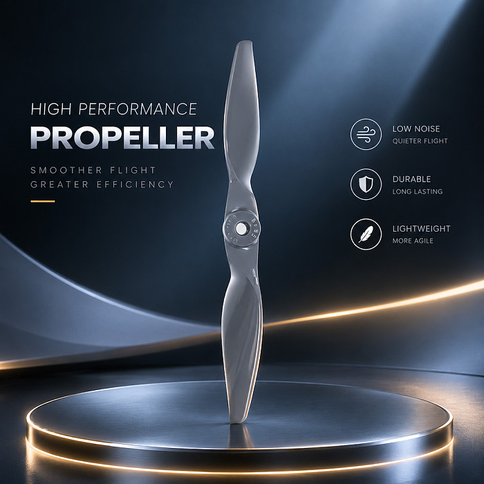GEMFAN 8X9E/8X9R 2-Blade Propeller - Fiberglass Nylon Electric Prop for 8-Inch FPV Drones and RC Fixed-Wing Aircraft