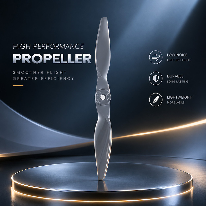 GEMFAN 8X9E/8X9R 2-Blade Propeller - Fiberglass Nylon Electric Prop for 8-Inch FPV Drones and RC Fixed-Wing Aircraft