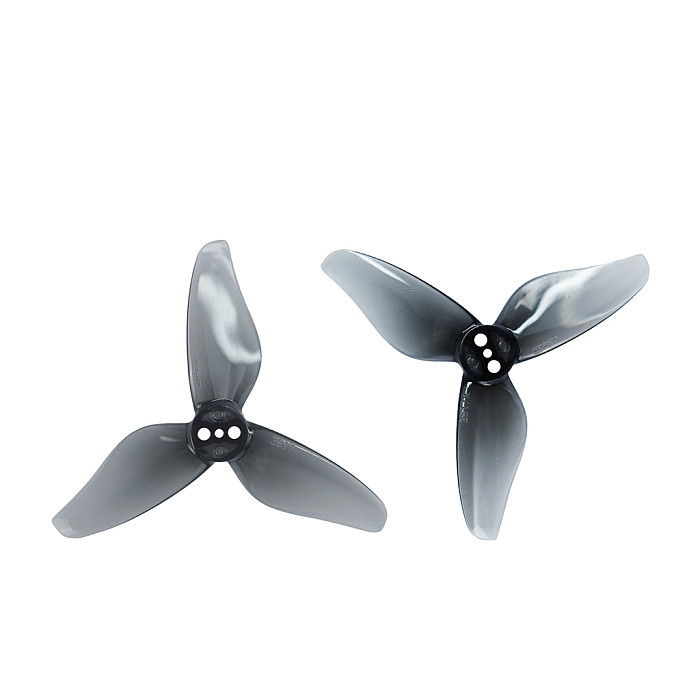 4 Pairs GEMFAN 2517 3-Blade Propeller  - PC Transparent Gray Tri-Blade Prop for 2.5-Inch FPV Toothpick, Whoop and Tiny Whoop Drones, Durable and Low Vibration