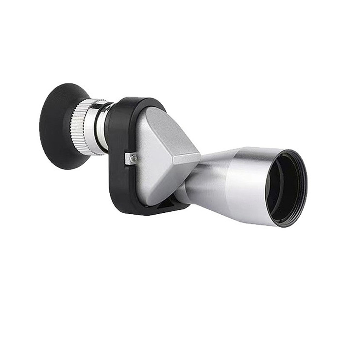 Mini Metal Corner Monocular Telescope with Low-Light Night Vision - HD Compact Pocket Monocular for Travel, Concerts, Ball Games, Hiking and Wildlife Observation, Lightweight Handheld Design