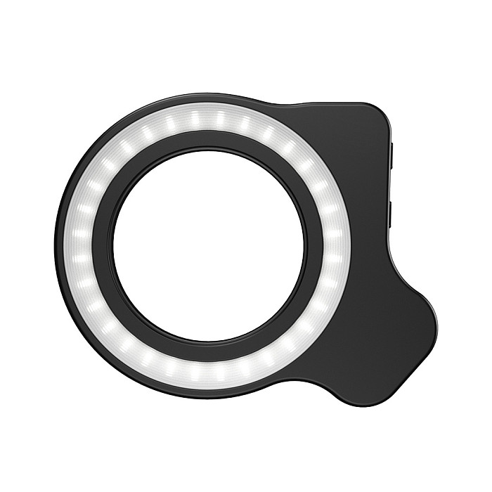 APEXEL Macro Ring Light - 37mm/52mm Thread Compatible Macro Fill Light with 3 Color Temperatures & 9 Brightness Levels, LED Ring Light for APEXEL Macro Lenses, Jewelry, Insect and Close-Up Photography