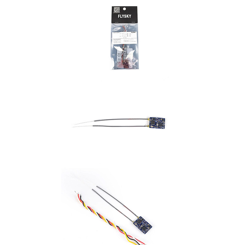 Flysky FS-X8M 2.4GHz Receiver - AFHDS 2A Protocol Receiver for FS-i6, FS-i6 NOVA and Other AFHDS 2A Transmitters, Lightweight RC Receiver for FPV Drones, Planes and Helicopters
