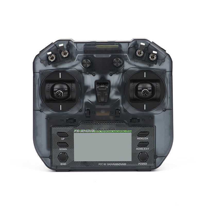 Flysky FS-i6 NOVA 10-Channel RC Radio with X8M Receiver - AFHDS 2A Entry-Level Transmitter for FPV, Fixed-Wing, Helicopter and Multirotor, Support Open-Source / ELRS Version