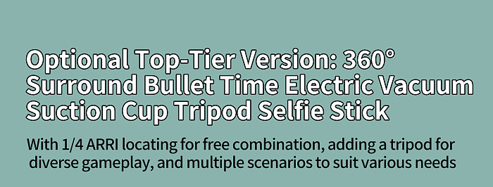 Aluminum Smart Electric Vacuum Suction Cup - Auto Re-inflate & Leak Alarm, 360° Rotatable Phone Holder (62-87mm), 1/4 /3/8  Screw, Arri-Standard Hole, 1-Inch Ball Head Magic Arm for Car Glass, Camera, Fill Light, Monitor 