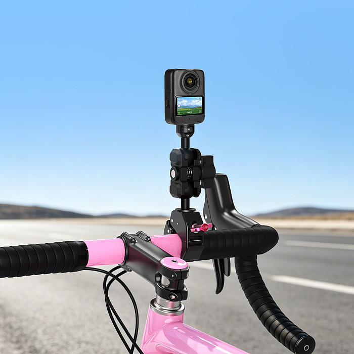 XT-XINTE 1-Inch Ball Head C-Clamp with Universal Adjustment - Crab Clamp for Motorcycle, Bicycle, Action Camera, Monitor and Film Equipment, 18-40mm Clamp Range