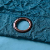 Antique Bronze Grommet Wrinkle Blackout Curtain Drapes