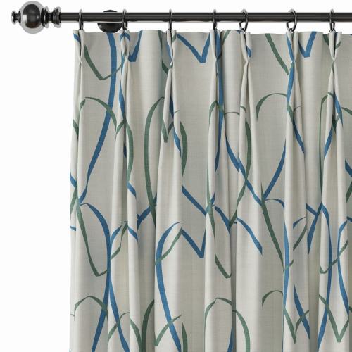 Love Print Polyester Linen Curtain Drapery with Privacy Blackout Thermal Lining CHRIS