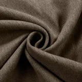 Rod Pocket Faux Linen Textured Curtain Drape Olive