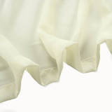 Nickel Grommet Indoor Outdoor Sheer Curtain Wide Opulent Voile Drape SCANDINA