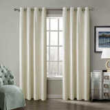 CUSTOM Birkin Beige Velvet Curtain Drapery With Lining For Traverse Rod Pole or Track