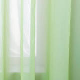 Nickel Grommet Gradient Ombre Sheer Curtain Tulle Gradual Drape HANNA