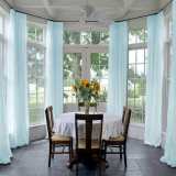 【Custom】Scandina Indoor Outdoor Solid Sheer Curtain Wide Opulent Voile Drapery, 16 Colors