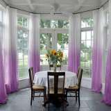 Pinch Pleated Gradient Ombre Sheer Curtain Tulle Gradual Drape HANNA