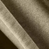 Antique Bronze Grommet Faux Linen Curtain Panel Olive