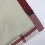 Plaid Gingham Check Outdoor Curtain JONES